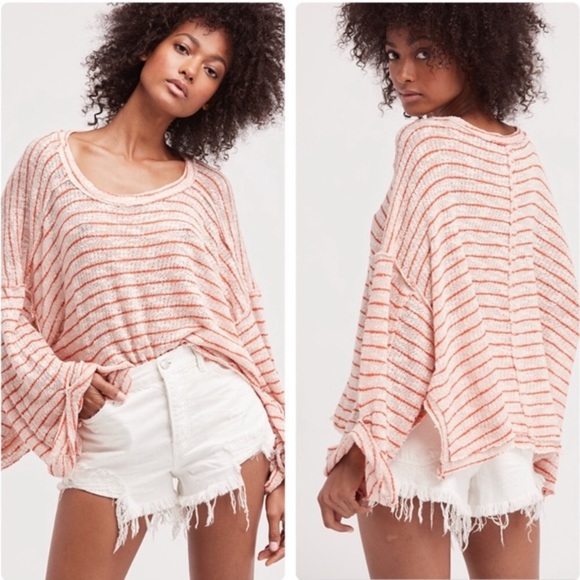 NWOT Free People | Island Girl Striped Top - Picture 1 of 10